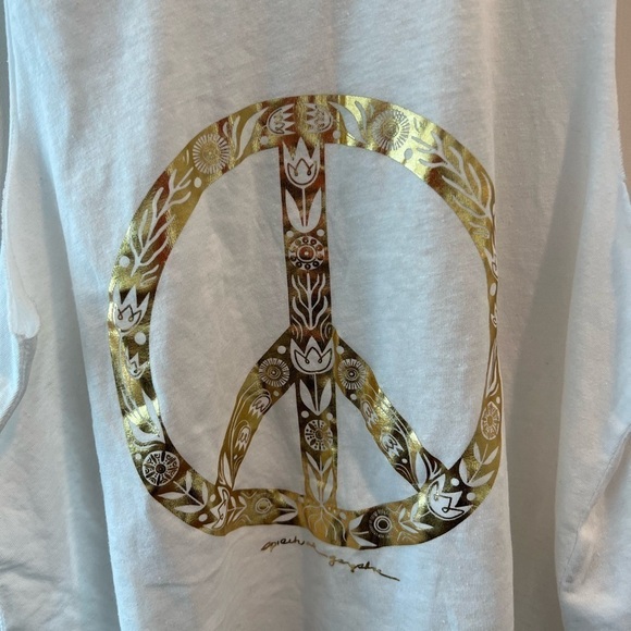 SPIRITUAL GANGSTER Peace Graphic Crop Tank Top - Picture 11 of 16